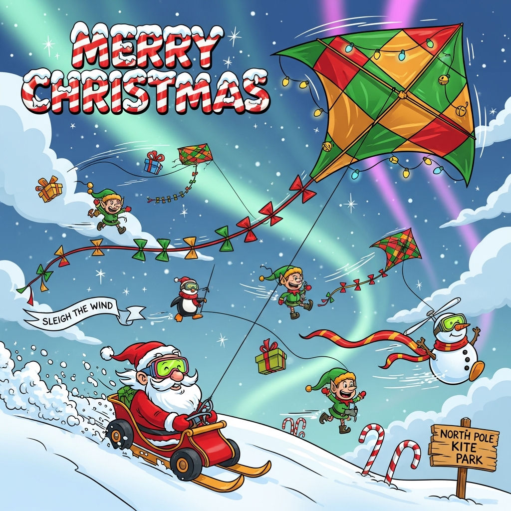 Power Kite , and Christmas Card