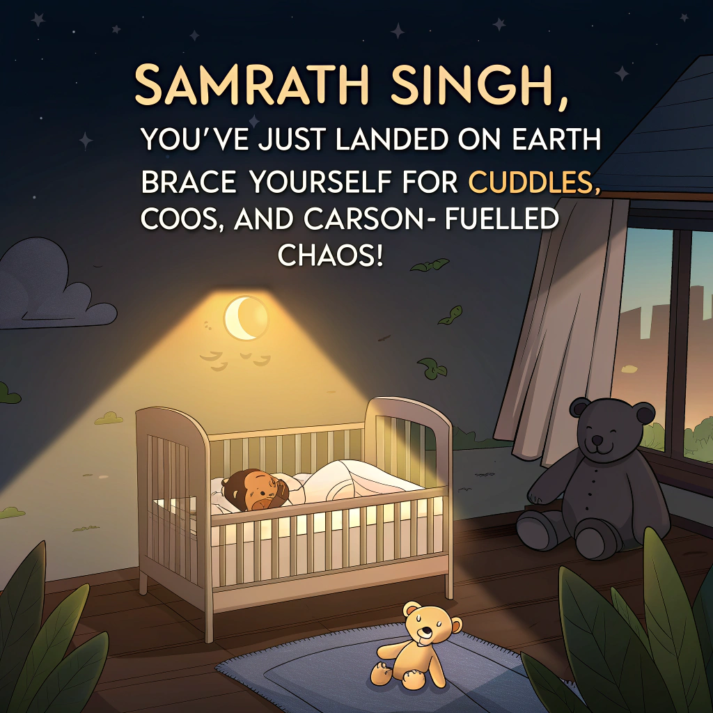 Baby , Ballon , Teddy, Stars, and Cartoons New-baby Card