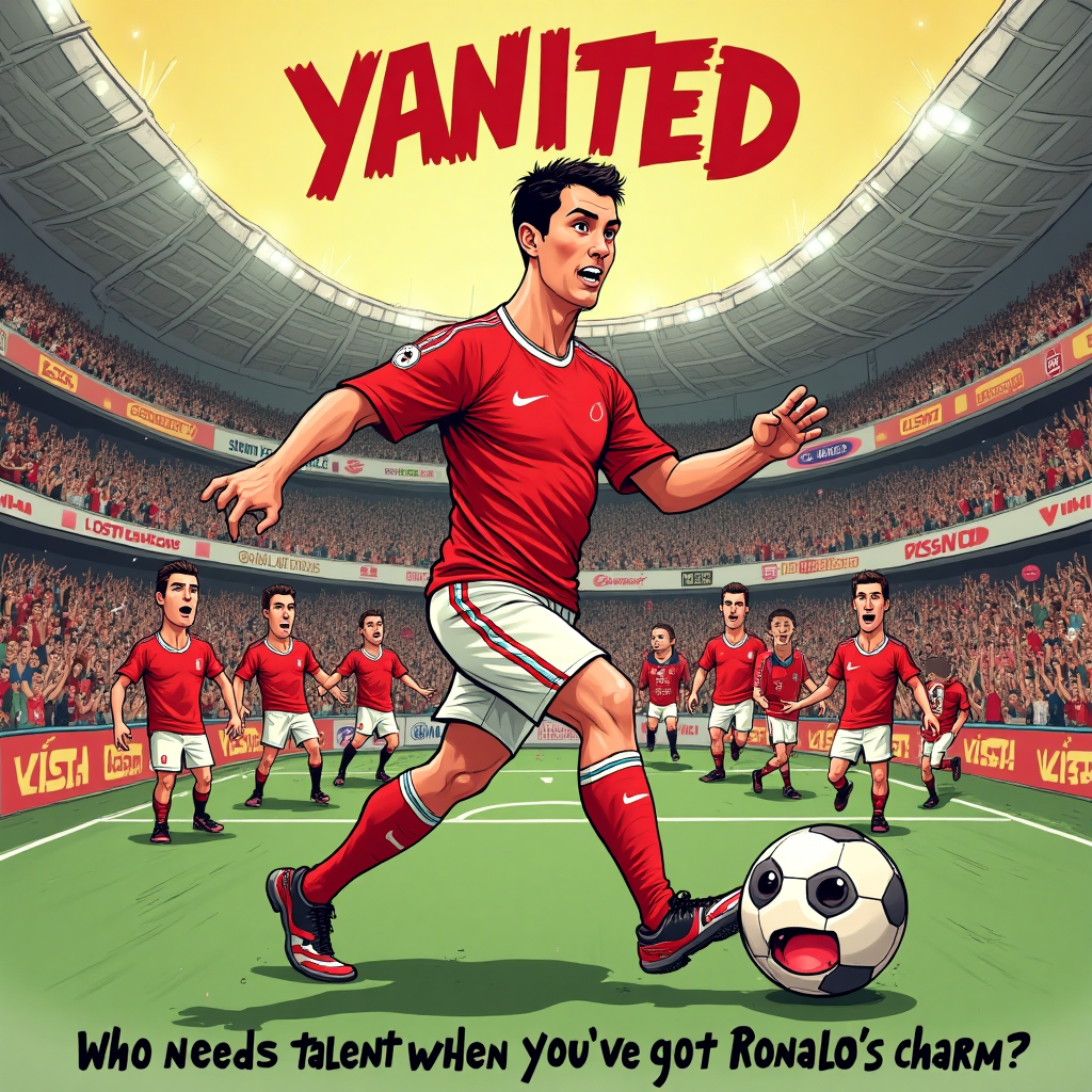 Cristiano ronaldo and a fake football club, and Birthday Card