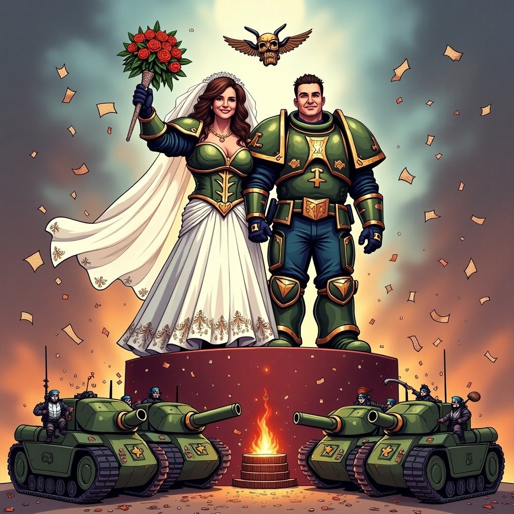 Wedding , and Warhammer Wedding Card