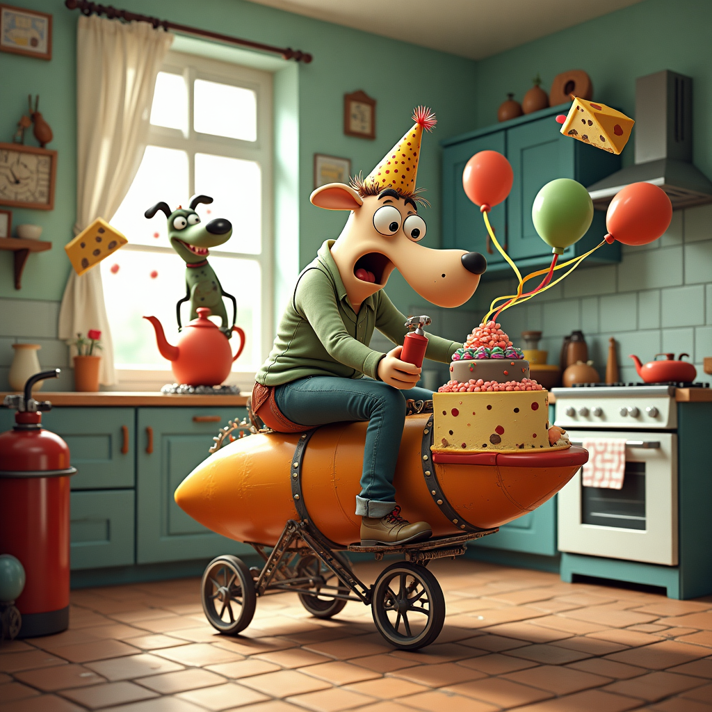 Wallace and gromit Birthday Card