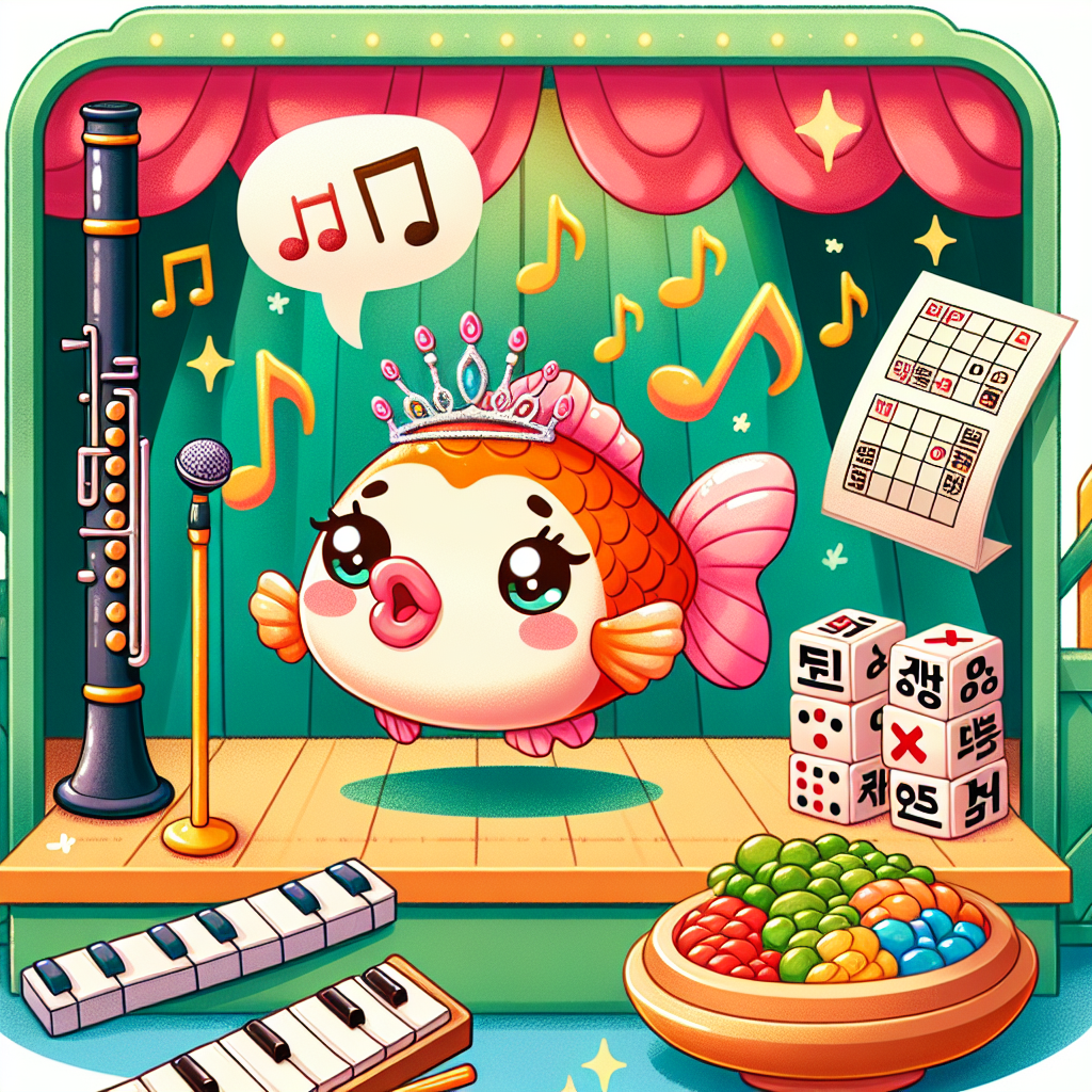 Magikarp , Clarinet, Musical theatre, Mahjong, Sudoku, and Korean food Birthday Card