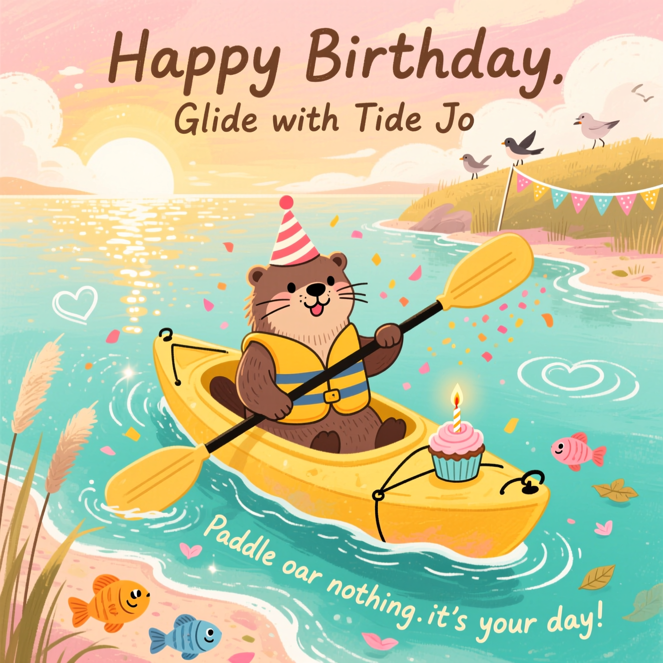 Kayaking, and Birthday Card