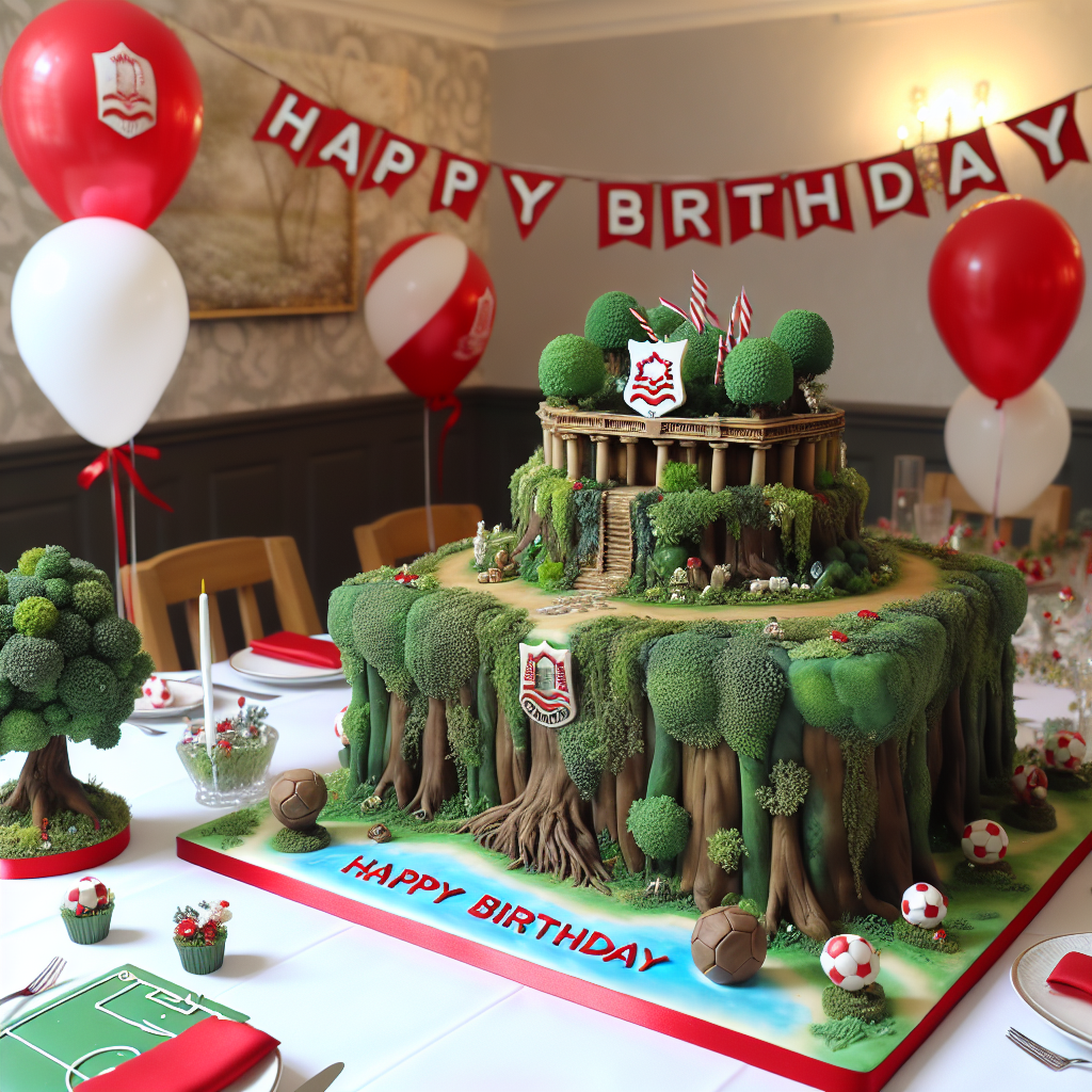 Nottingham Forest Birthday Card