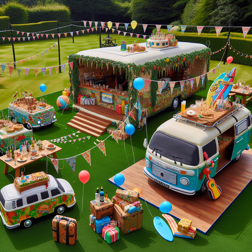Campervans, and Holidays Birthday Card