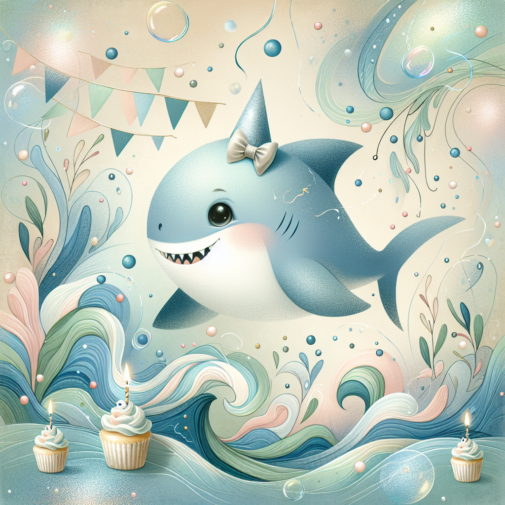 Baby shark Birthday Card