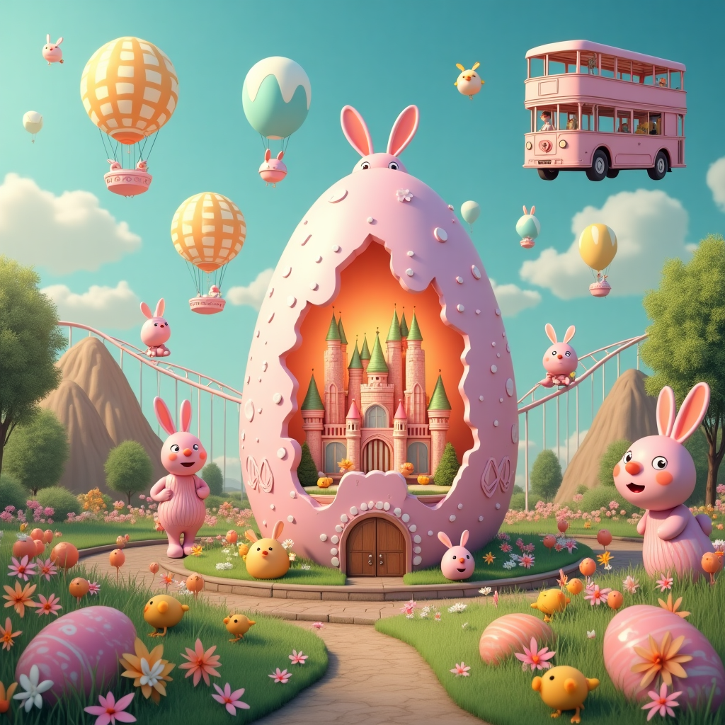 A plan for disneyland in Doncaster Easter Card