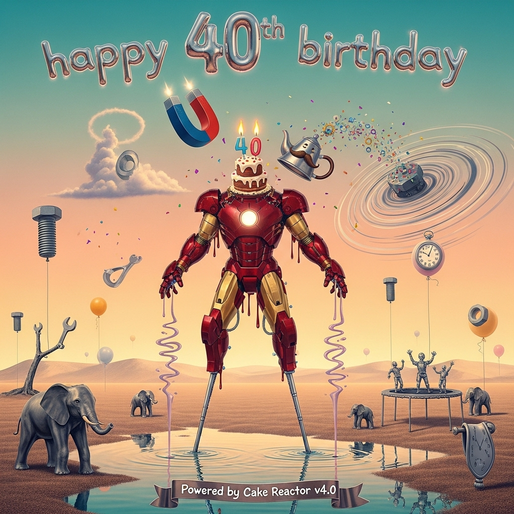 Iron man, and Birthday Card