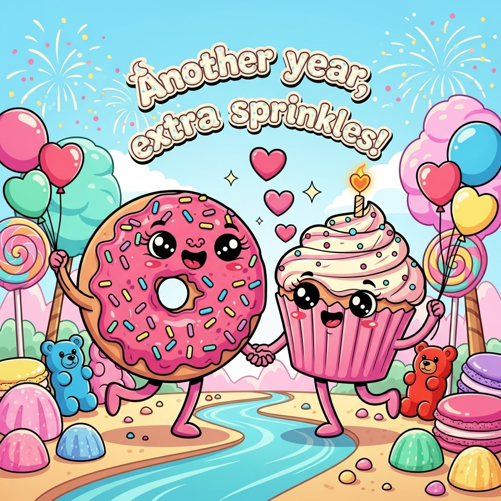 Sweets, and Anniversary Card