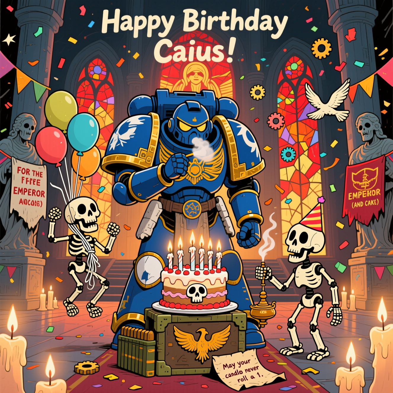 Warhammer 40k, and Birthday Card