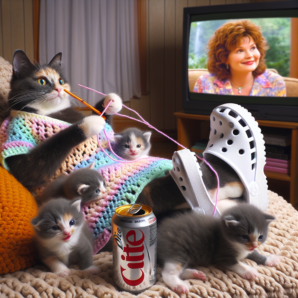 Crocs , Cats, Crochet , Diet Coke , and Television Mothers-day Card