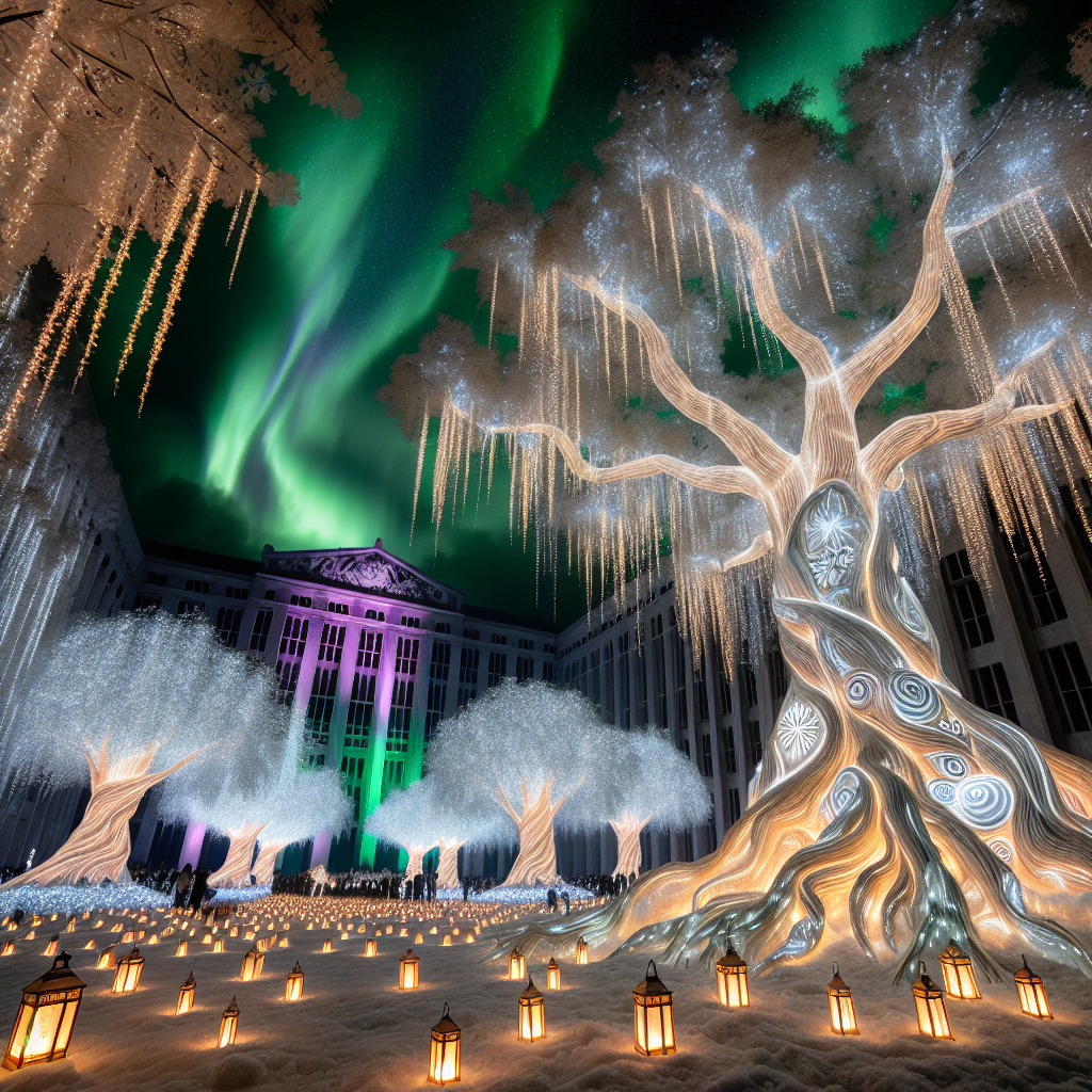 Newcastle university landscape department christmas card Christmas Card