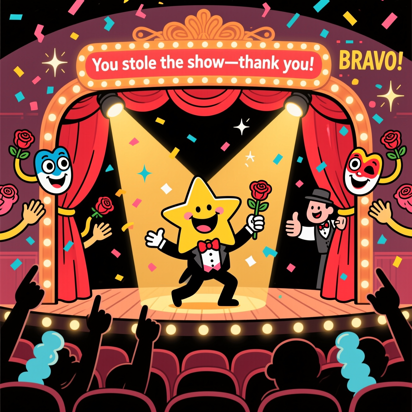 Theatre, and Thank-you Card