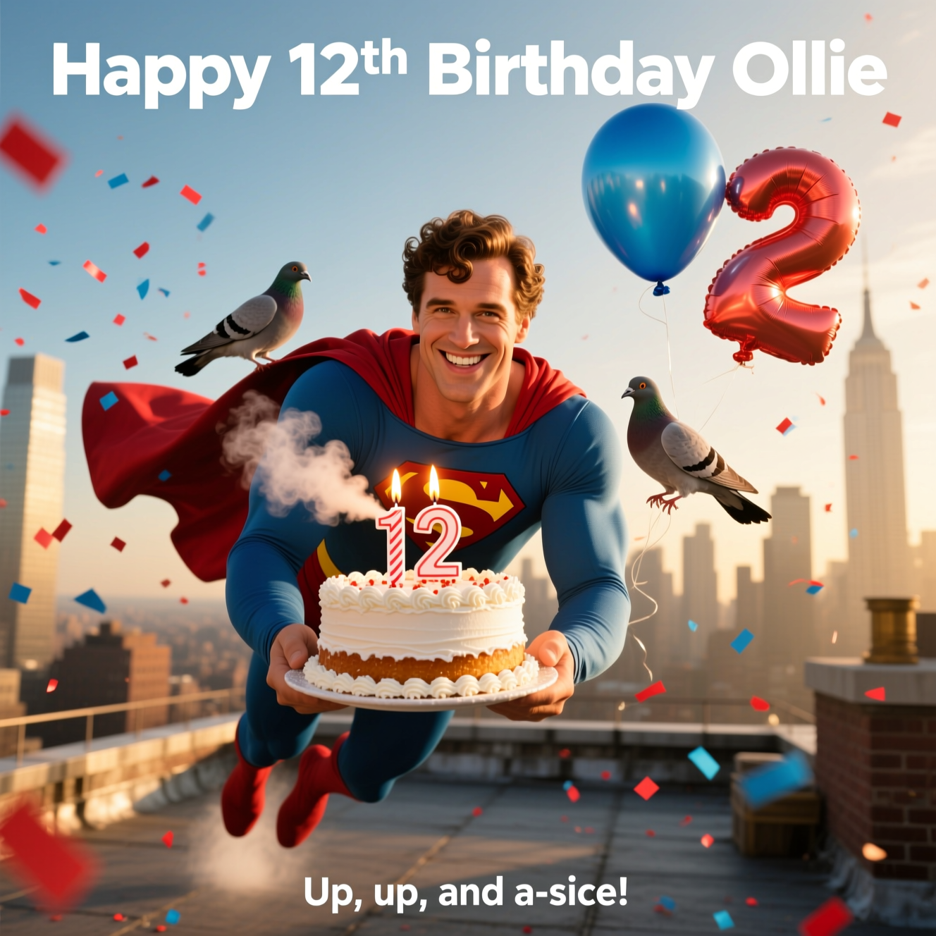 Christopher reeve , Superman , and Birthday Card