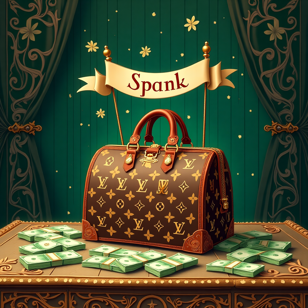 Louis Vuitton , Money, and 4 leaf clover Birthday Card
