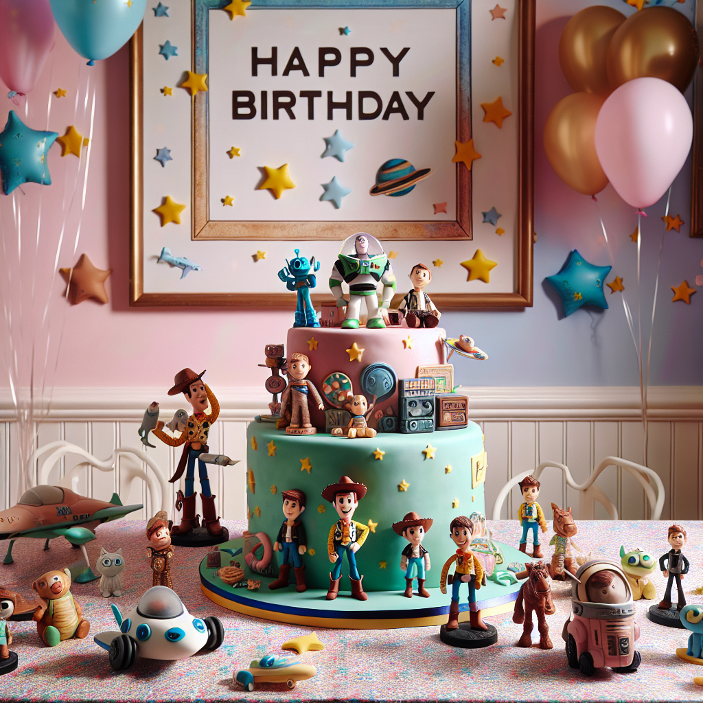 Toy story, Brother, and Outer space Birthday Card