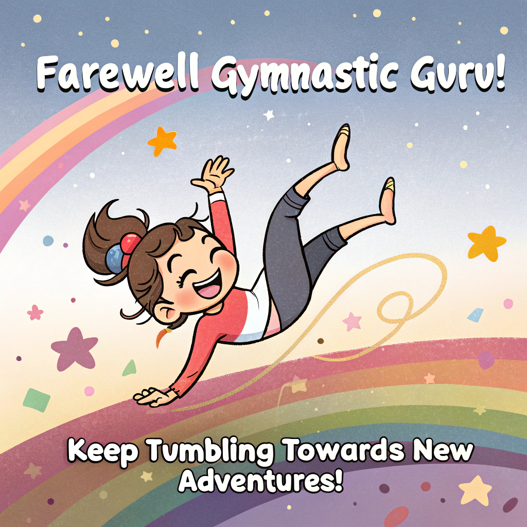 Gymnastics, and Farewell Card