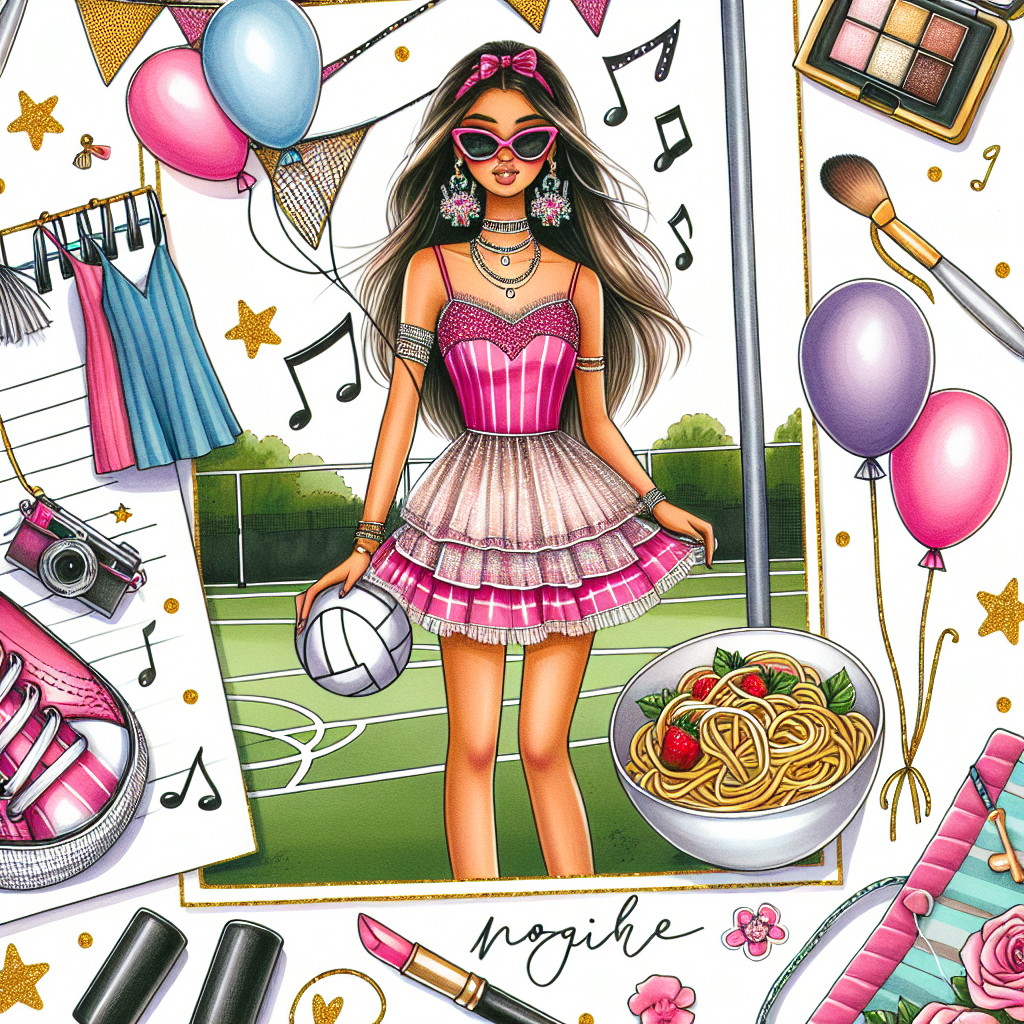 16th birthday, Netball, Fashion, Pasta, Make up, and Rap music Birthday Card