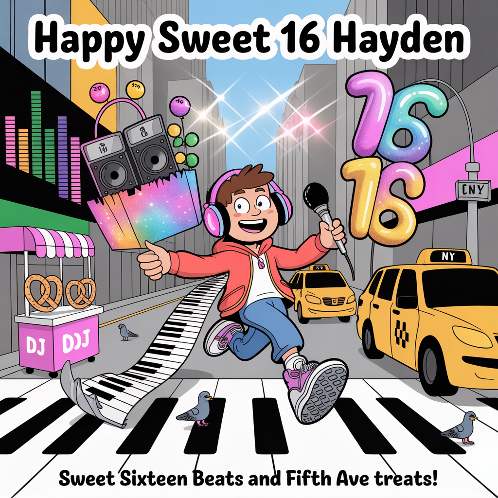 Shopping in NYC, Concerts, and Birthday Card