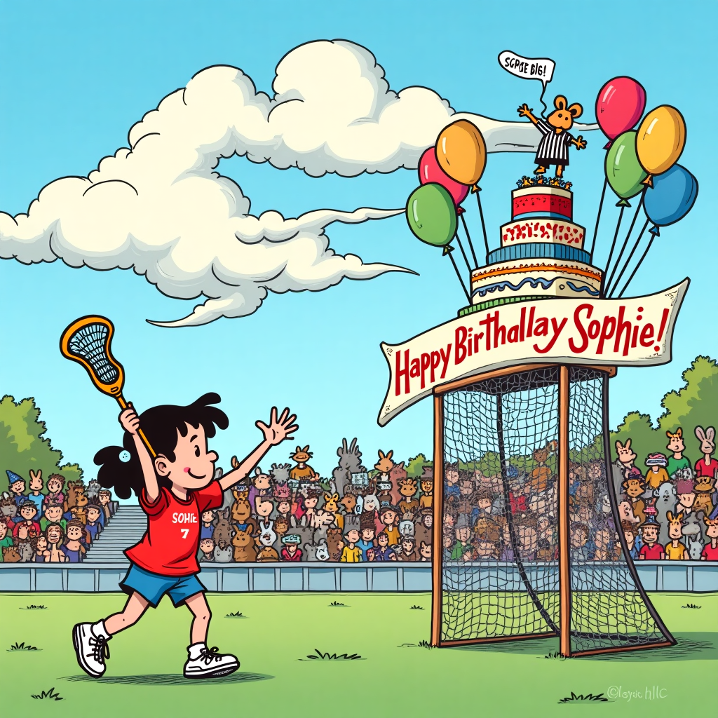 Happy birthday Sophie, Lacrosse , , and Birthday Card