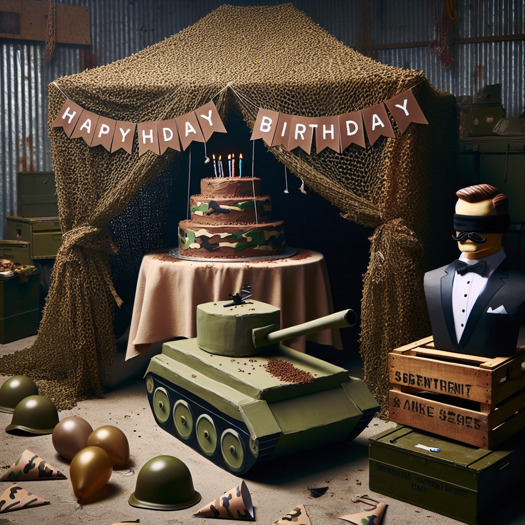 Military spy Birthday Card