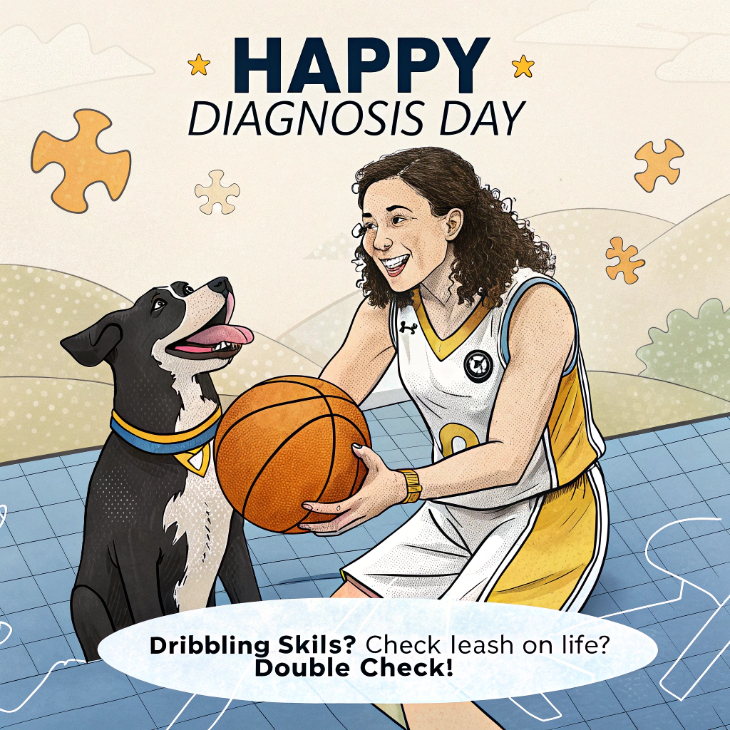 Women’s basketball , Dogs , Pittsburgh , Autism , and Congratulations Card