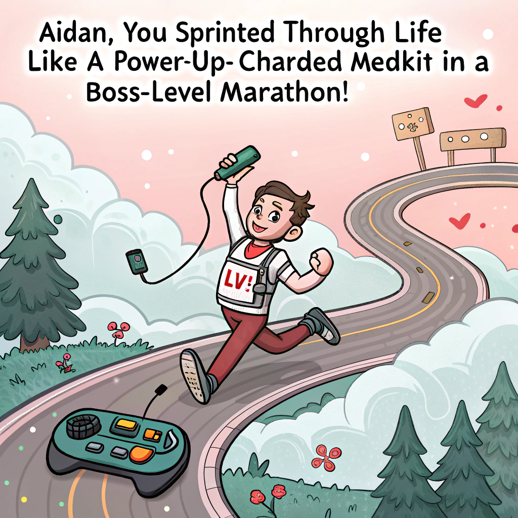 Marathon, Medkit, Gaming, and Good luck Congratulations Card