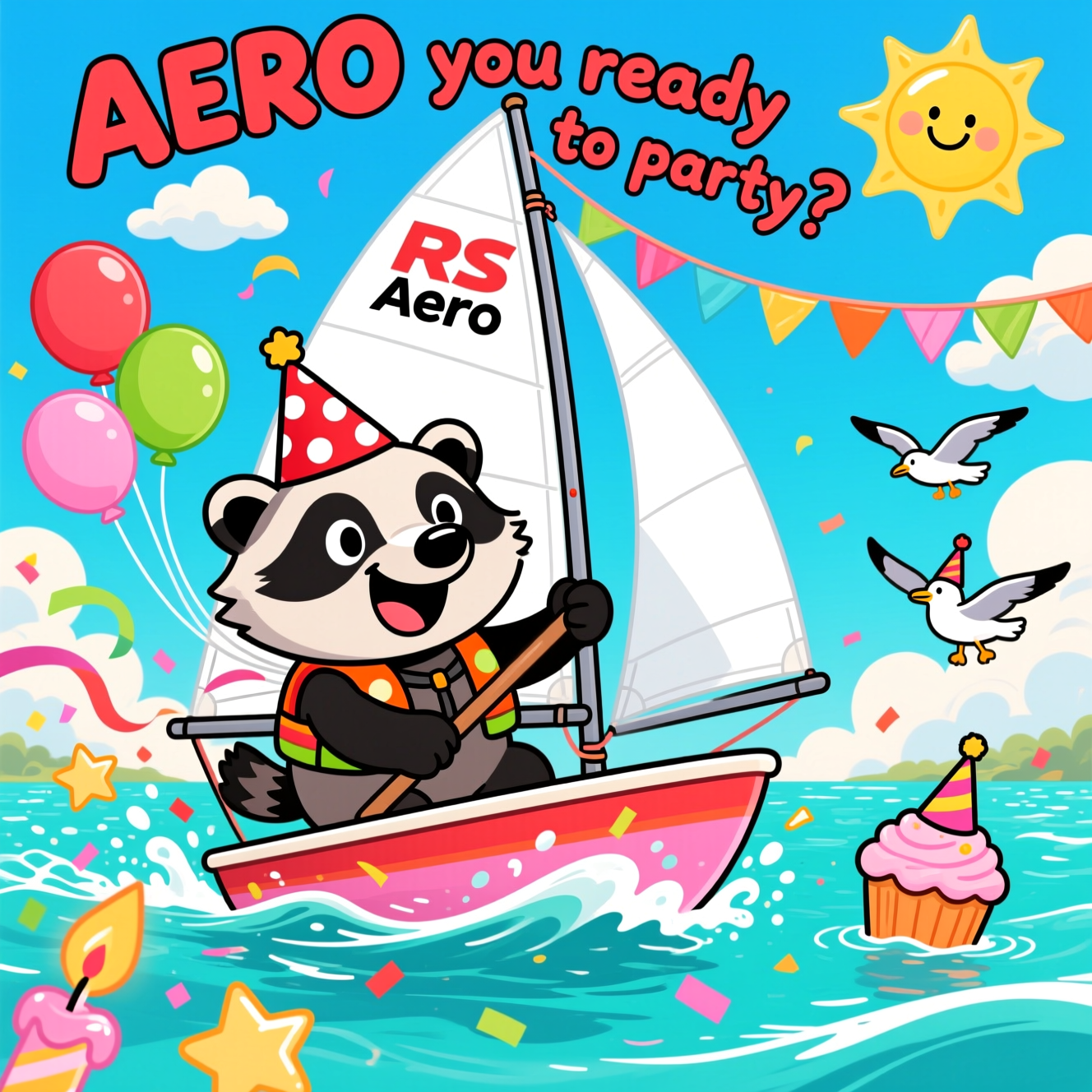 Badger RS Aero, and Birthday Card