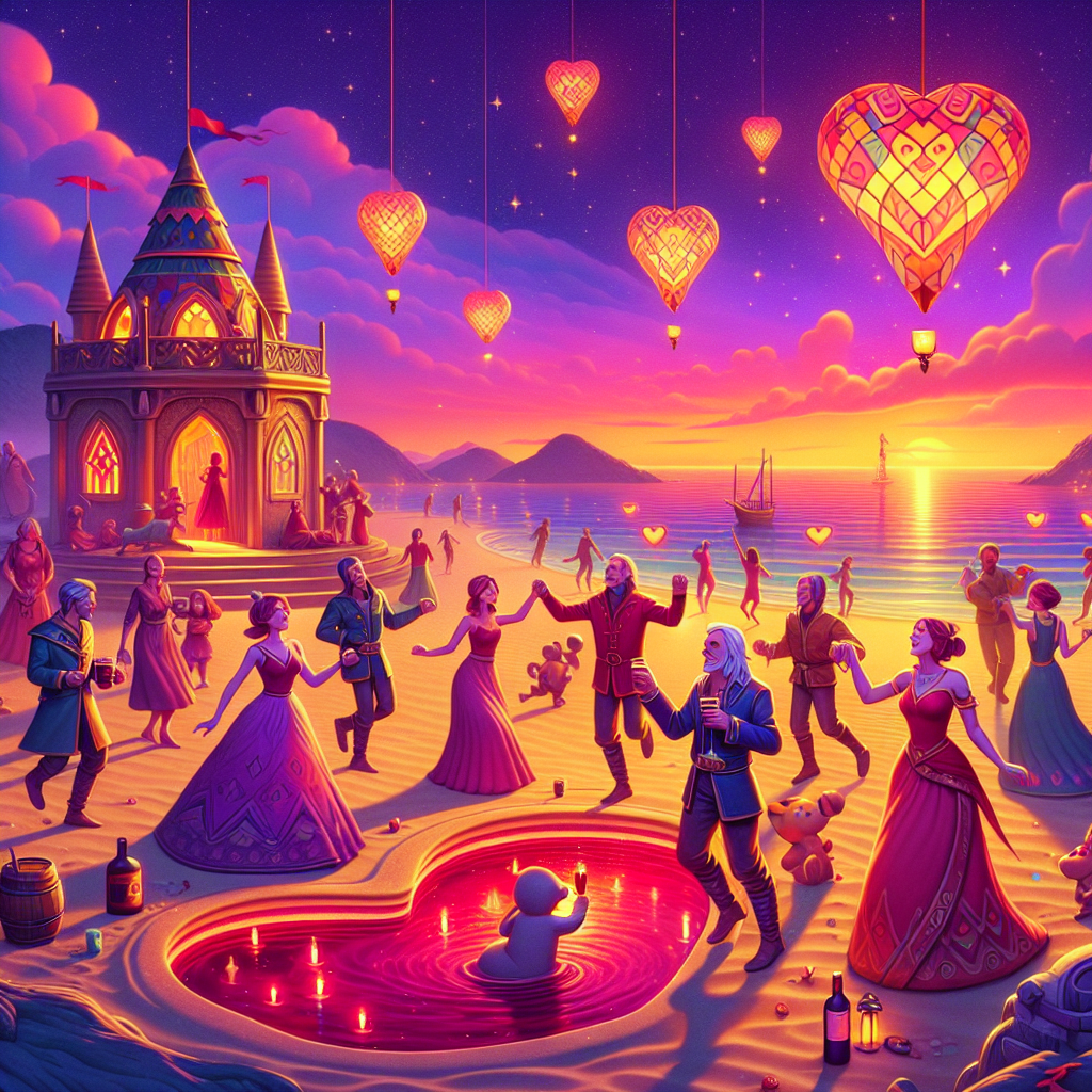 Fleetwood Mac, Family, Zelda, Swimming, Red wine, and Dancing Valentines-day Card