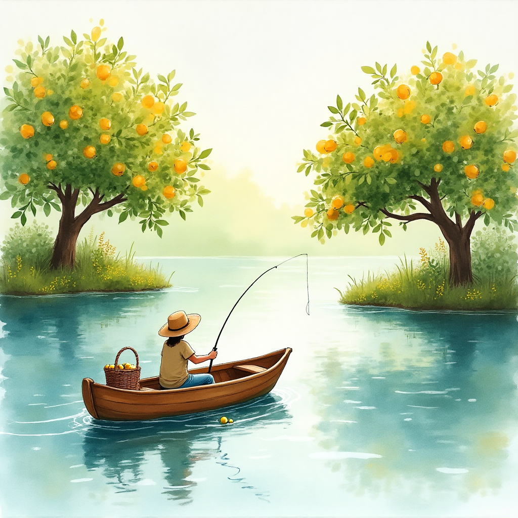 Fishing, and Thank-you Card