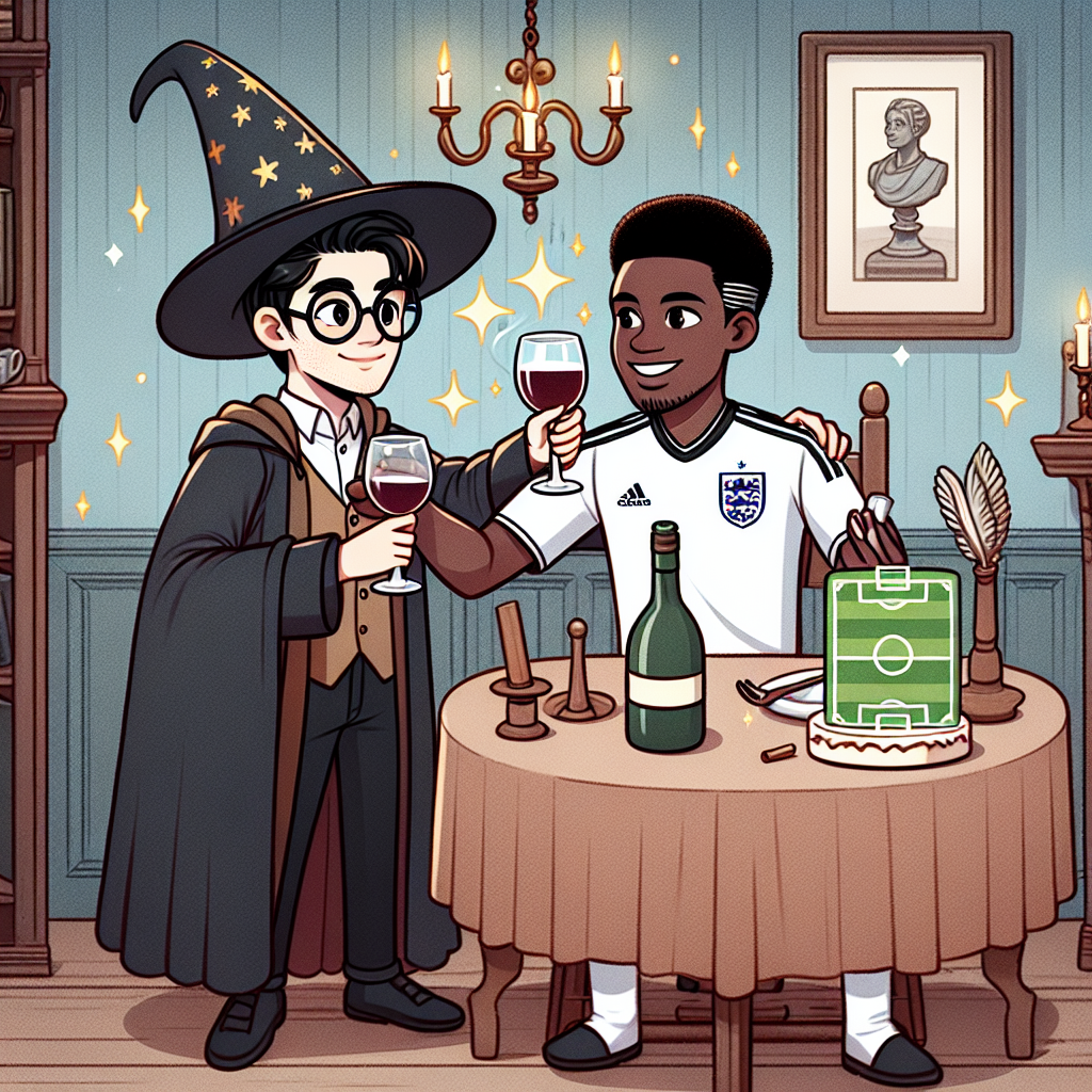 Harry potter , Wilfred zaha, and Wine Congratulations Card