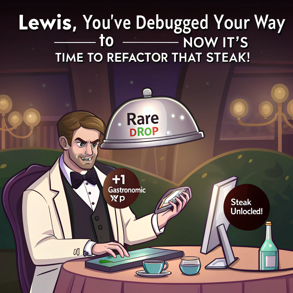 Coder, Gamer, Fine Dining, and Birthday Card