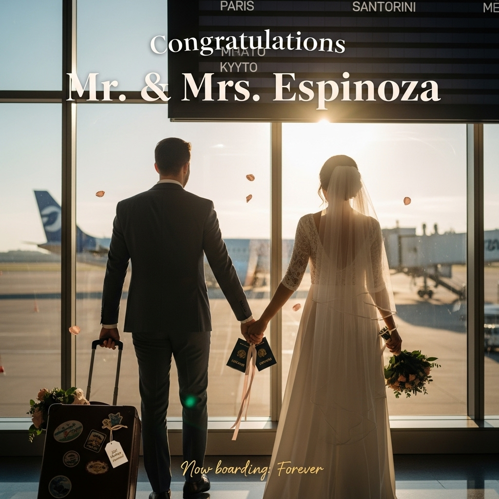 Traveling, and Wedding Card