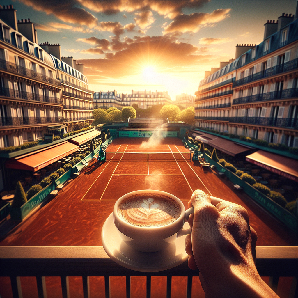Coffee, Tennis, and France Farewell Card