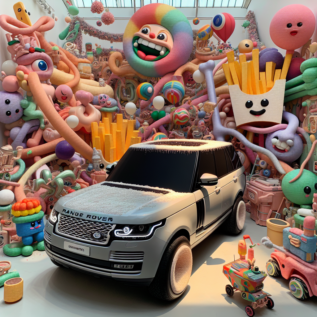 Range Rovers, Tools, Korn, London, and Chips Birthday Card