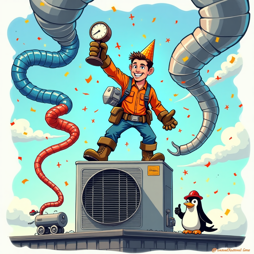 Refrigeration, Hvac, Journeyman, Big kid now, Sarcastic, and Congratulations Card