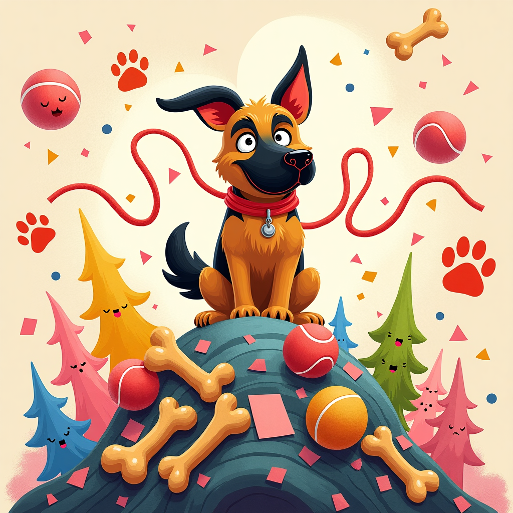 Cute German shepherd Thank-you Card