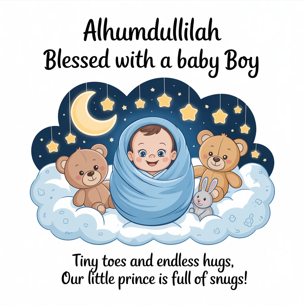 From 3 to 4, and New-baby Card