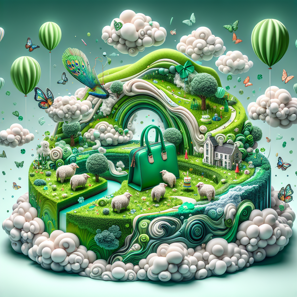 Lulu Guinness hand bag, and Ireland Birthday Card