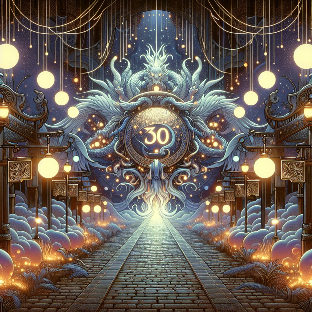 Diagon alley, Hufflepuff, Dragon, and 30th Birthday Card