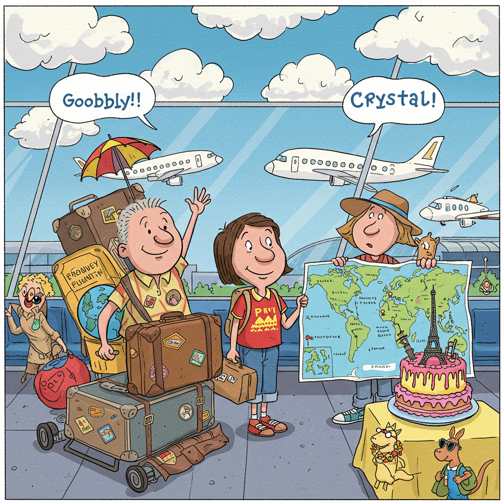 Travels Farewell Card