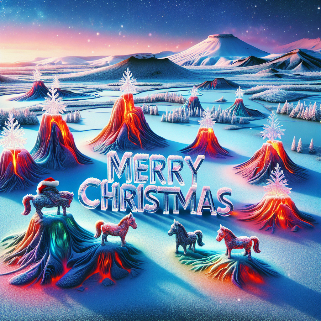 Iceland Christmas Card