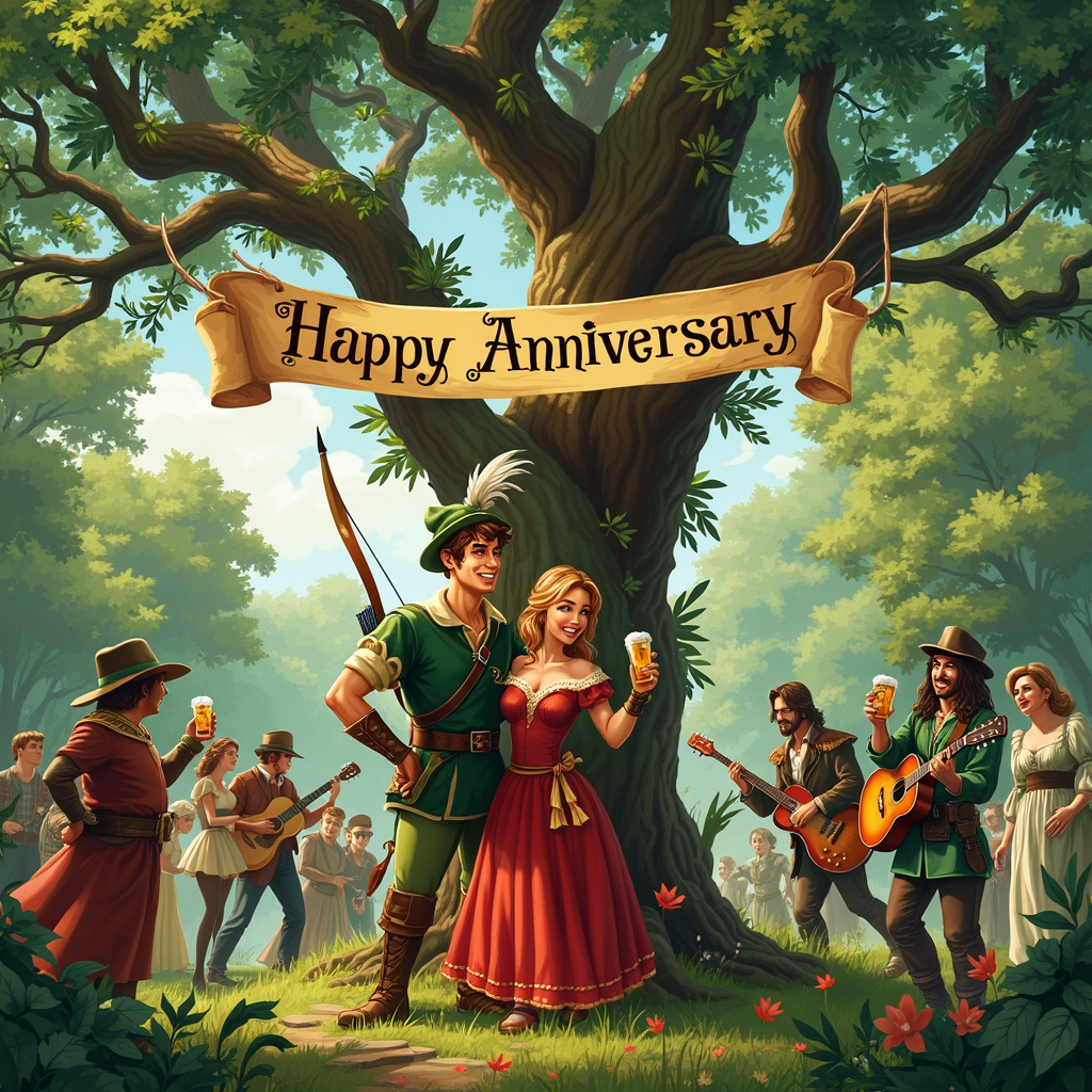 Nottingham Forest, and Guns n Roses Anniversary Card