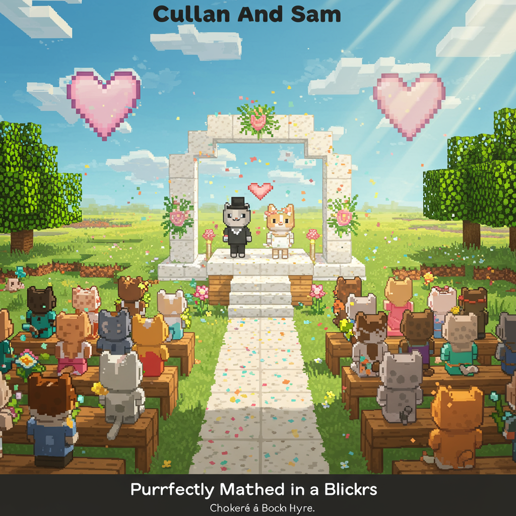 Minecraft , Cats , and Wedding Card