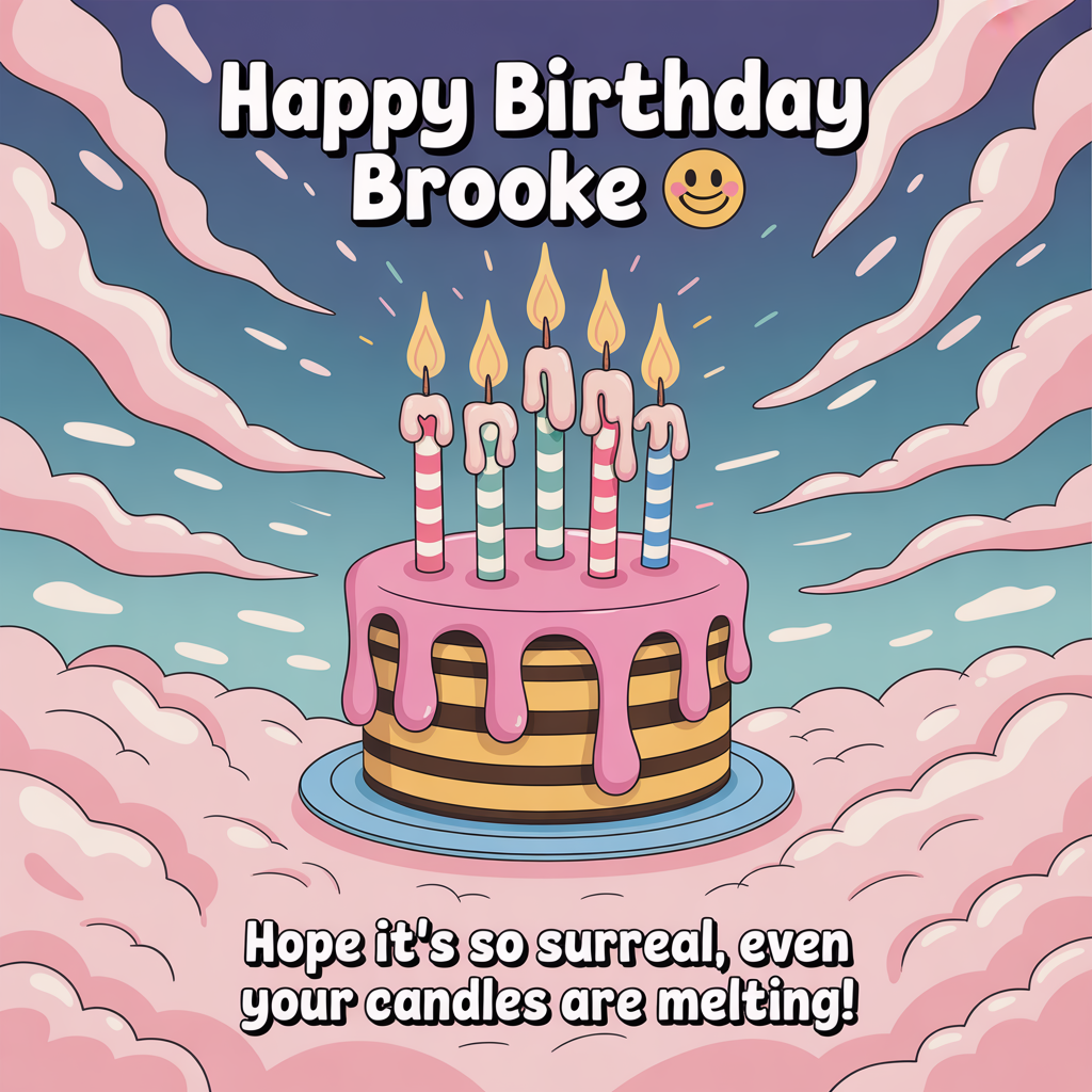 Happy Birthday Brooke 🖤...Hope it's wonderful 🖤... Love you🖤, and Birthday Card