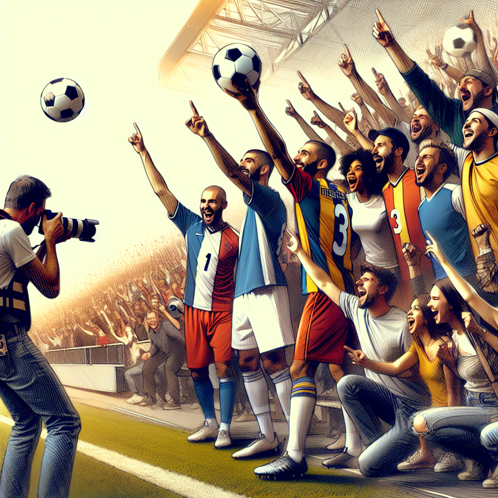 Imagine a authentic scenario where a generic football club is celebrating a triumph. A skilled photographer skillfully captures the atmosphere, from the heartfelt excitement in the spectators' responses to the detailed designs on the athletes' uniforms, immortalizing a personal triumphant event. The team players come from various descents including but not limited to Hispanic, Black, Caucasian and Middle-Eastern, engraving an honor of diversity in the scene. This meticulously drawn image should energize the spirit of victory.
Generated with these themes: Newport County football club, and Photography.
Made with ❤️ by AI.
