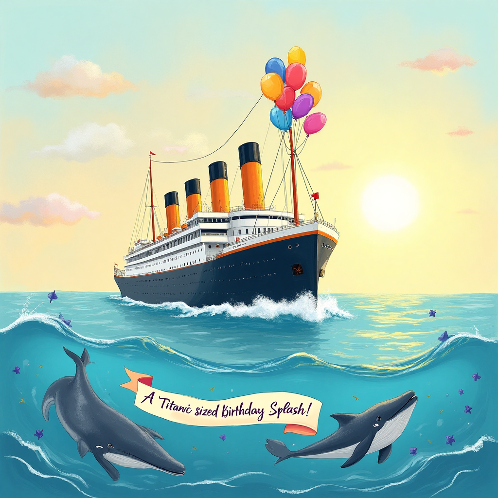 Titanic, and Birthday Card
