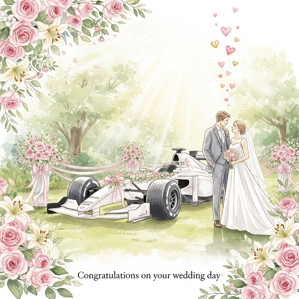 F1, and Wedding Card