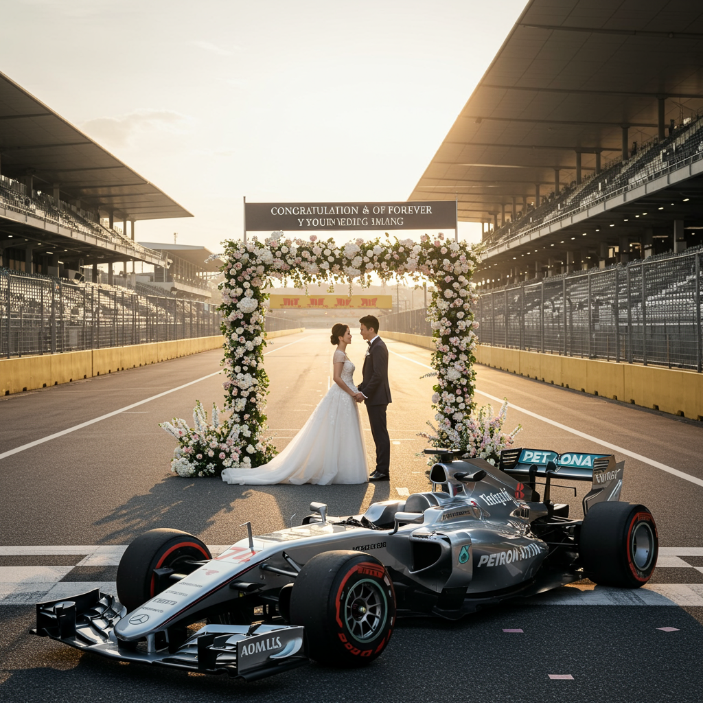 Formula 1 , Cars, and Wedding Card