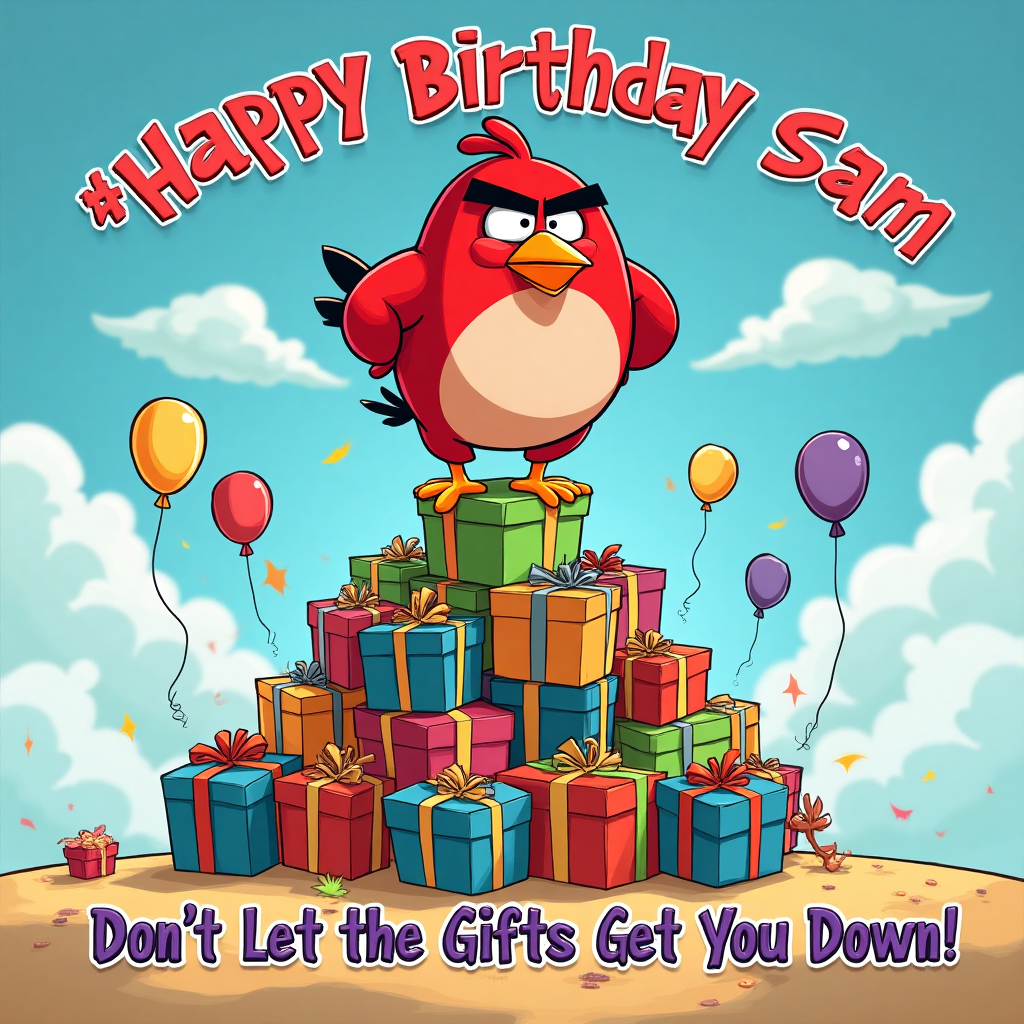 Angry birds, Terence, and Birthday Card